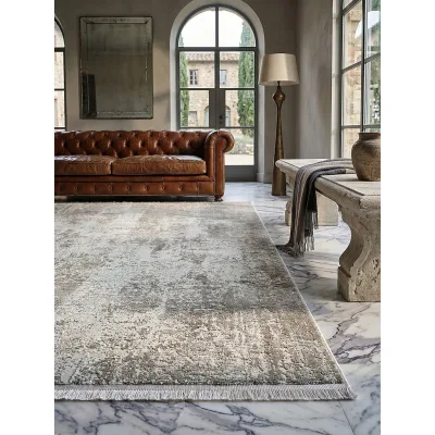 Teppich pflegeleicht Beige 160x230 cm - VARA   Kadima Design