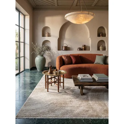 Teppich Pflegeleicht Beige 200x290 cm - SCRIVIA   Kadima Design