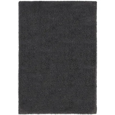 Teppich uni Anthrazit 160 x 230 cm - LYNE   Kadima Design
