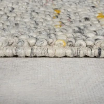 Teppich uni Beige-Bunt 80 x 150 cm - MEDWAY   Kadima Design