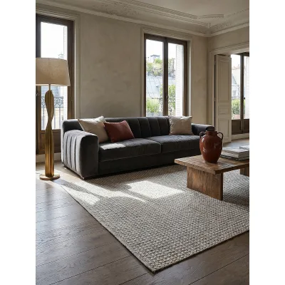 Teppich uni Grau 160 x 230 cm - NORA   Kadima Design