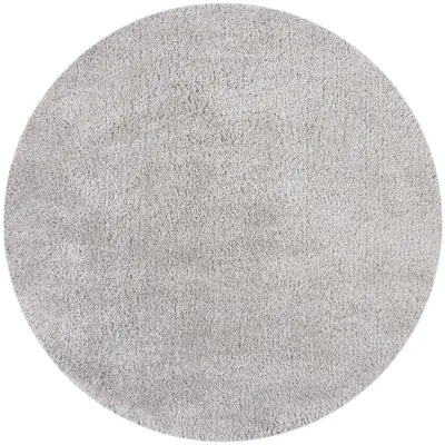 Teppich uni Grau Ø133 cm - LYNE   Kadima Design