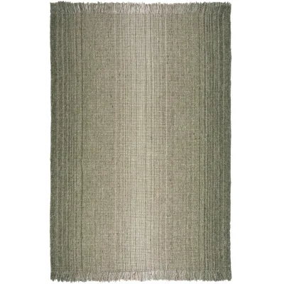 Teppich uni Grün 80 x 150 cm - WEAVER   Kadima Design