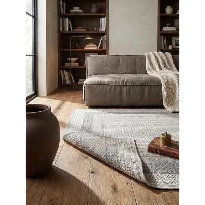 Teppich waschbar Grau 200 x 310 cm - NORA   Kadima Design
