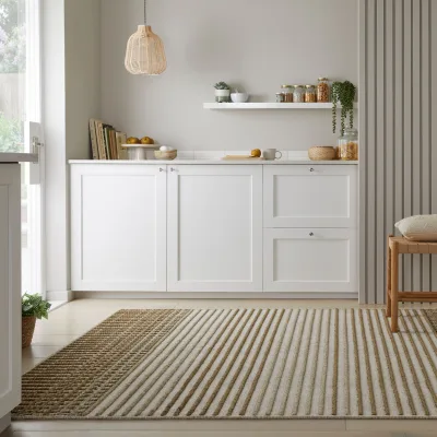 Teppich waschbar Grün 120 x 160 cm - OTTER   Kadima Design