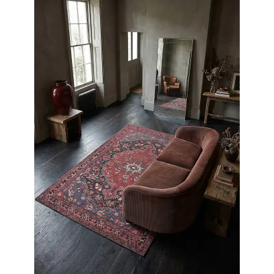 Teppich waschbar Rot 115 x 170 cm - HURST   Kadima Design