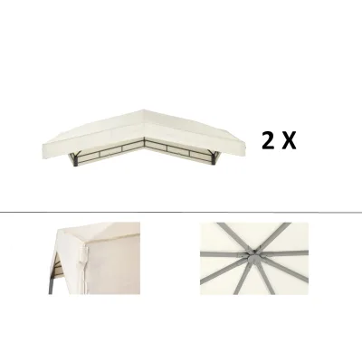 Tepro 2x Pavillonbespannung Marabo - versch. Farben