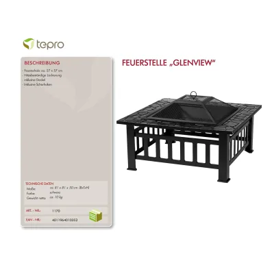 tepro Feuerstelle Glenview