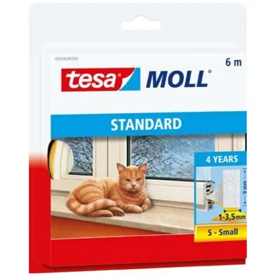 Tesa PVC-Dichtung weiß 6m:9 mm 5559