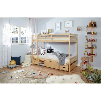 Livetastic Etagenbett Kiefer 90x200 cm