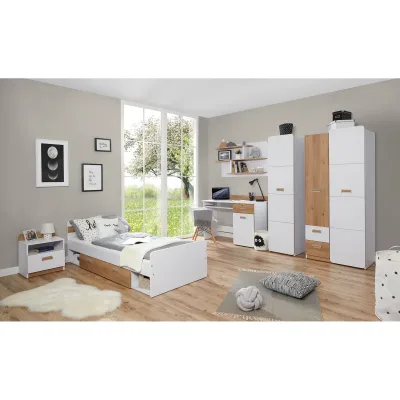 Livetastic Jugendzimmer 952527 Lori Weiß, Esche 80x190 cm