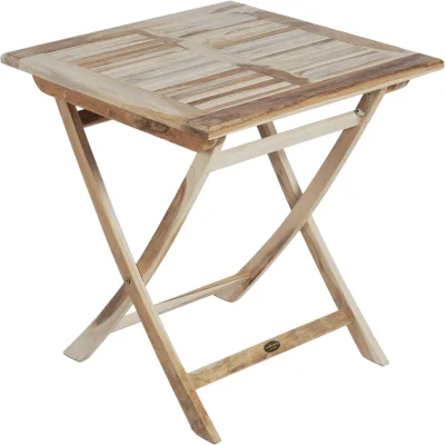Tisch JAVA, quadratisch 70 x 70 cm, Teak