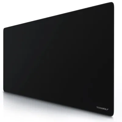 Titanwolf Gaming Mauspad, XXXL Speed Mousepad 1200 x 600 mm, Geschwindigkeit & Präzision, Schriftzug Alpha