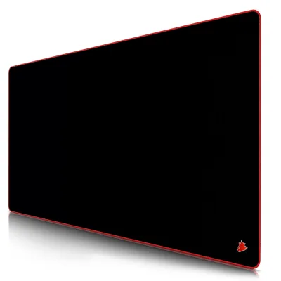 Titanwolf Gaming Mauspad, XXXL Speed Mousepad 1200 x 600 mm, Geschwindigkeit & Präzision, Symbol Red
