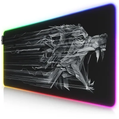 Titanwolf RGB Gaming Mauspad XL 900 x 400 mm Mousepad - verbessert Präzision & Geschwindigkeit