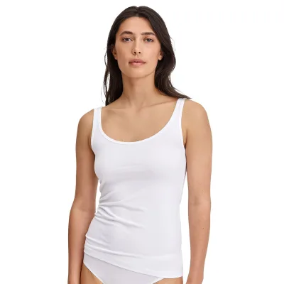 Top ohne Arm Essential Cotton Damen Unterhemd