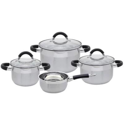 Topfset 4-teilig Black Steam