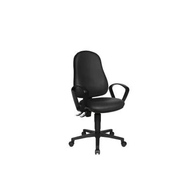 Topstar Profi Bürostuhl CALIFORNIA 25 HD Kunstleder mit Armlehnen (nicht höhenverstellbar)