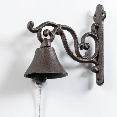 Traditionelle Gusseisen-Türglocke -  klassisch, ca. 16 x 17 cm