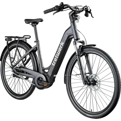 Tretwerk Amber Nexus E Bike Damen 28 Zoll Elektrofahrrad 155 - 185 cm Hollandrad Tiefeinsteiger mit 8 Gang Nabenschaltung