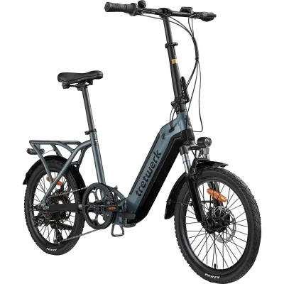 Tretwerk Camper 20" – Kompaktes E-Faltrad mit Shimano 7-Gang-Schaltung & 468Wh Akku