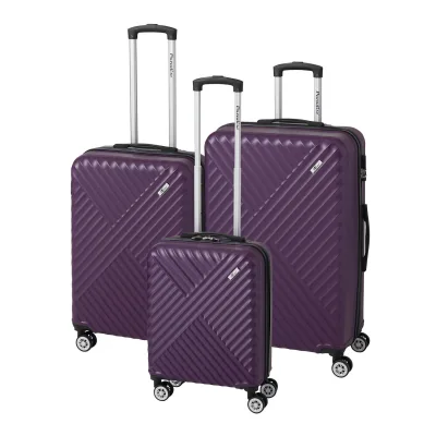Trolley-Set "Kingston" 3-tlg. - lila