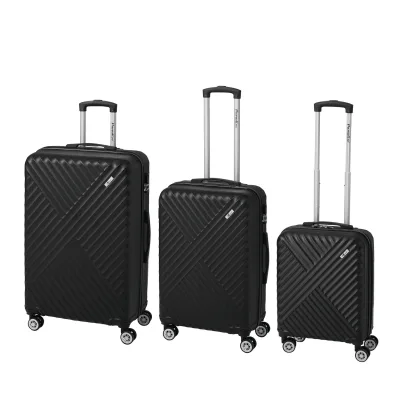 Trolley-Set "Kingston" 3-tlg. - schwarz