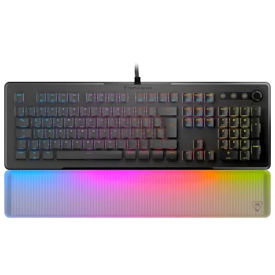 Turtle Beach Vulcan II Max optisch lineare Gaming-Tastatur, Schwarz (DE-Layout)