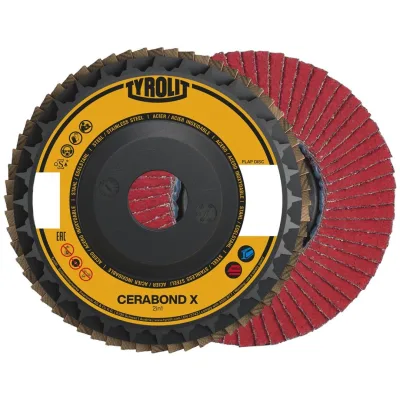 TYROLIT Fächerschleifscheibe CERABOND X125mm CA-60 gew.