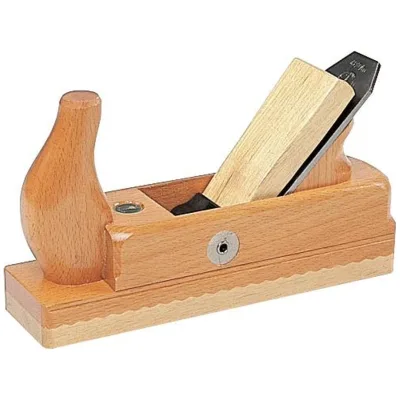 Ulmia Holzhobel/Doppelhobel Hobel mit Weißbuchensohle/Doppeleisen, zum Glätten