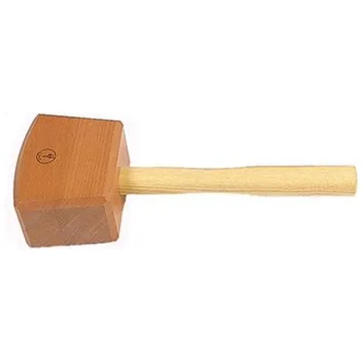 Ulmia 300-1 Holzhammer Schreinerklüpfel 300-1 Rotbuchenholz Schlagkopf verkeilt