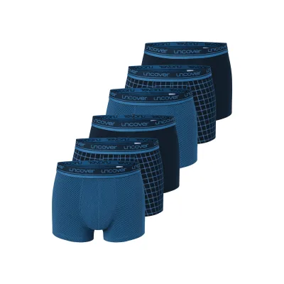 uncover by SCHIESSER Herren Trunk Cotton Serie 6er Pack