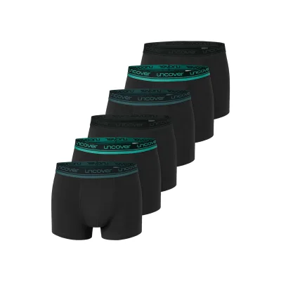 uncover by SCHIESSER Herren Trunk Cotton Serie 6er Pack