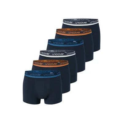 uncover by SCHIESSER Herren Trunk Cotton Serie 6er Pack
