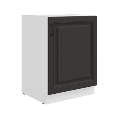 Unterschrank 60 cm Stilo Grau Küchenzeile Küchenblock Küche Landhaus Einbauküche
