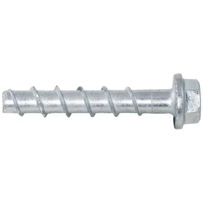 Upat Betonschraube UCS 10 x 200 mm, Außensechskant, Stahl verzinkt, Außensechskant, SW 15, Sechskantkopf + angeformte Unterlegscheibe