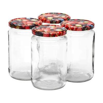 Van Well Einmachgläser / Sturzgläser Wildberries 720 ml 4er Set