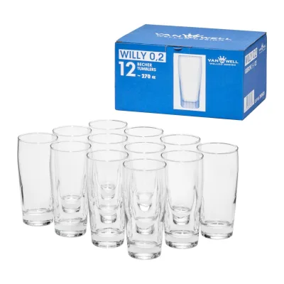 Van Well Willi Becher geeicht 0,2 l 12er Set