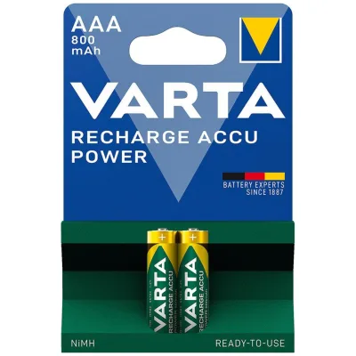 Varta Akku Recharge Accu Power AAA/Micro 2 St./Pack.