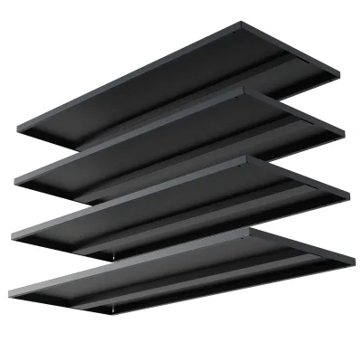 VCM 4x Fachböden aus Metall / Maße Einlageboden H. 2 x B. 79 x T. 35 cm / Fachboden für VCM Stahlschränke der Serie Malivo