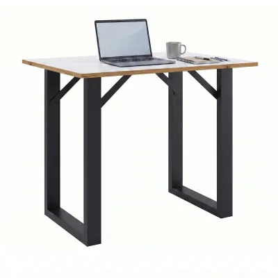 VCM Bartisch, Stehtisch und Meetingtisch, 110 x 80 x 102 cm, Hochtisch für Küche, Büro und Lounge - Salia