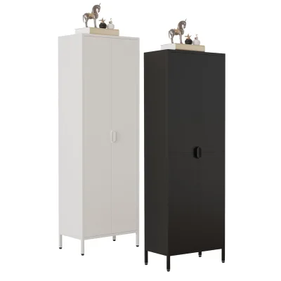 VCM Büroschrank mit 4 Fächern   Bücherschrank   Metallschrank   Maße ca. H. 180 x B. 60 x T. 35 cm - Flokas