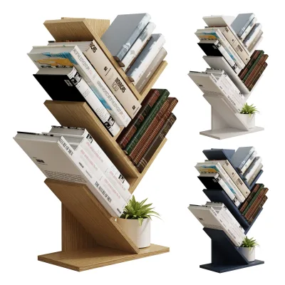 VCM Holz Aufbewahrung Stand Regal Bücherregal Deko Bücher Standregal Nulis