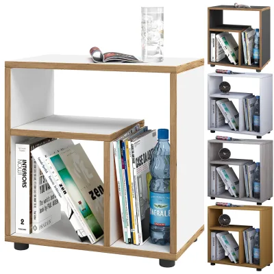 VCM Holz Beistelltisch   Couchtisch schlicht   Maße H. 55 x B. 50 x T. 30 cm   Nachttisch   Kaffeetisch - Zeito