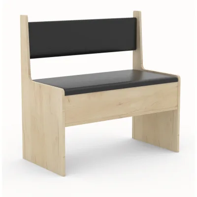 VCM Holz Eckbank Sitzbank für Esstisch   Bank mit Truhe für Esszimmer und Küche   Esal Maße H. 80 x B. 80 x T. 42 cm
