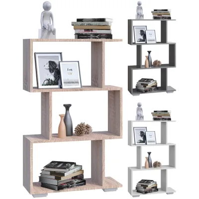 VCM Holz Raumteiler Stand Regal Bücherregal Deko Bücher Standregal Palusa