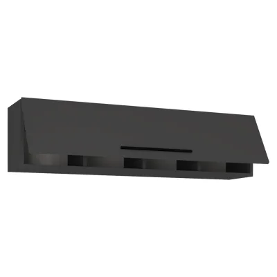 VCM Holzregal hängend   platzsparendes Regal   Maße: H. 115 x B. 30 x T. 30 cm   Elegantes Regal hängend   Aufbewahrungsregal   Bücherregal   Wandboard - Arila