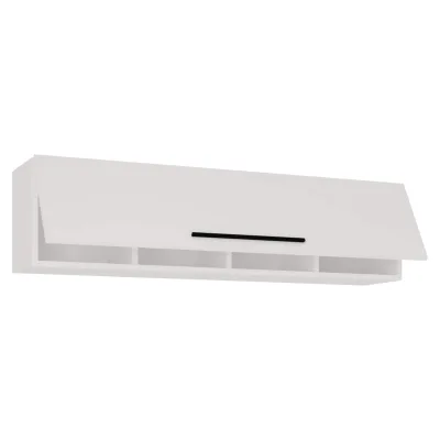 VCM Holzregal hängend   platzsparendes Regal   Maße: H. 115 x B. 30 x T. 30 cm   Elegantes Regal hängend   Aufbewahrungsregal   Bücherregal   Wandboard - Arila