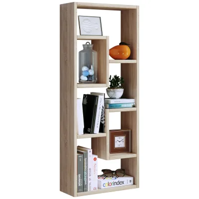 VCM Holzregal hängend   platzsparendes Regal   Maße: H. 92 x B. 36 x T. 15 cm   Elegantes Regal hängend   Aufbewahrungsregal   Bücherregal   Wandboard - Vilota