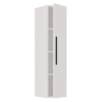 VCM Holzregal hängend   platzsparendes Regal   Maße: H.115x B. 30 x T. 30cm  Elegantes Regal hängend   Aufbewahrungsregal   Bücherregal   Wandboard - Arila XL Senkrecht